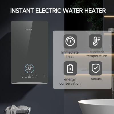 Máy nước nóng điện tức thời có màn hình cảm ứng cho phòng tắm