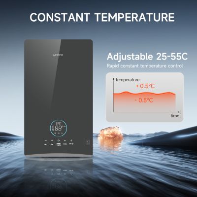 Máy nước nóng điện tức thời có màn hình cảm ứng cho phòng tắm
