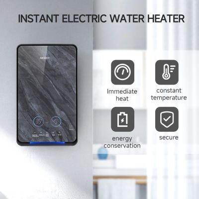 Máy nước nóng điện tức thời 5 tốc độ bán buôn có màn hình cảm ứng LED