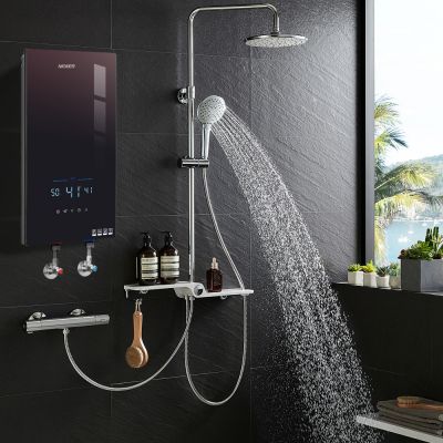 Hệ thống nước nóng điện tức thời gắn tường cho gia đình, khách sạn và phòng tắm trong gara