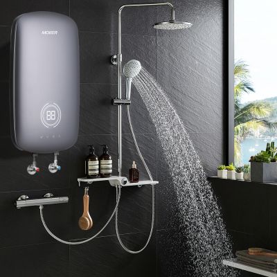 Máy nước nóng điện tức thời có thể điều chỉnh nhiệt độ với máy bơm nước nóng