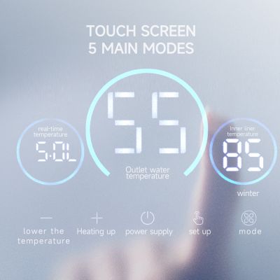 Vòi sen điện tức thời với cảm ứng thông minh nhiệt độ không đổi