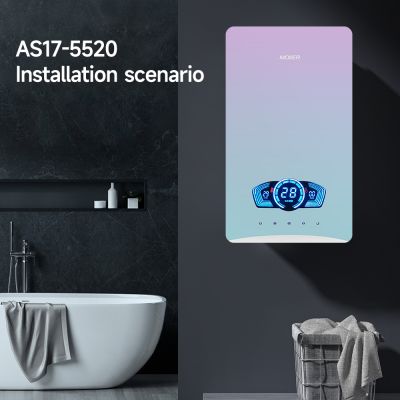 Máy nước nóng điện tức thời với điều khiển bằng giọng nói thông minh và màn hình cảm ứng làm nóng nhanh