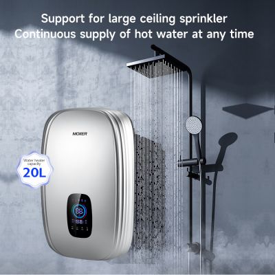 Máy nước nóng vòi sen lưu lượng lớn, nhiệt độ không đổi, hiệu suất cao 220V 230V cho toàn bộ ngôi nhà