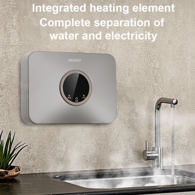 Máy nước nóng tức thời không bình chứa siêu mỏng và nhỏ gọn cho nhà bếp