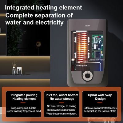 Máy nước nóng tức thời không cần bình chứa tiết kiệm năng lượng bán buôn cho khách sạn và nhà ở