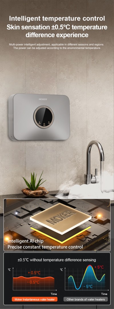 Mức độ tiếng ồn và thiết kế giảm tiếng ồn của các loại máy nước nóng khác nhau