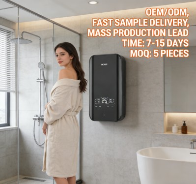 Thiết kế thẩm mỹ và sự hòa nhập vào không gian sống của bình nước nóng Zhongshan Mujie